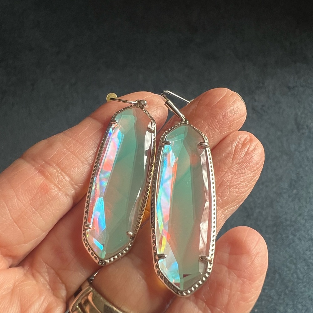 Kendra Scott faceted Dichroic Layla